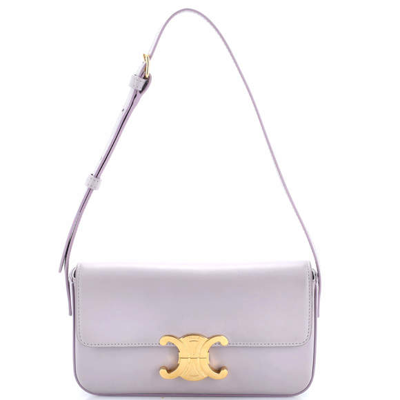 Celine  Triomphe East-West Shoulder Bag Smooth Calfskin - Picture 1 of 5